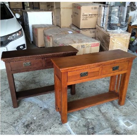 Victoria Oak : Bàn Console Với Gương 70 x 90cm